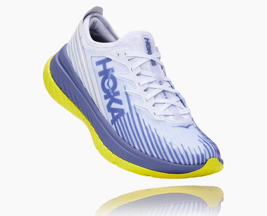 Zapatillas Running Hoka One One Mujer - Carbon X-Spe - Blancas/Azules - UHR267389